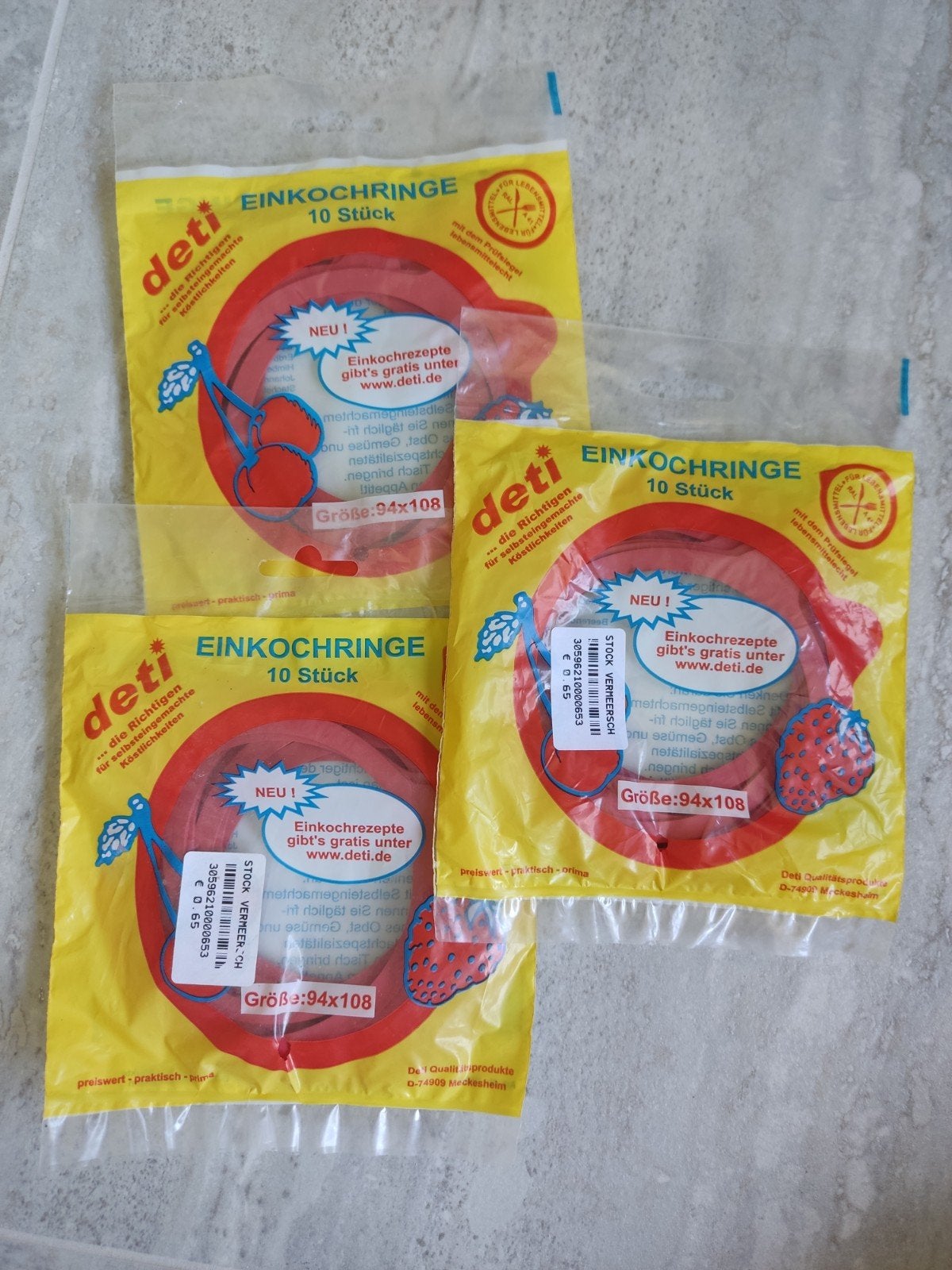 Rubberen ringen voor weckpotten, Ophalen of Verzenden