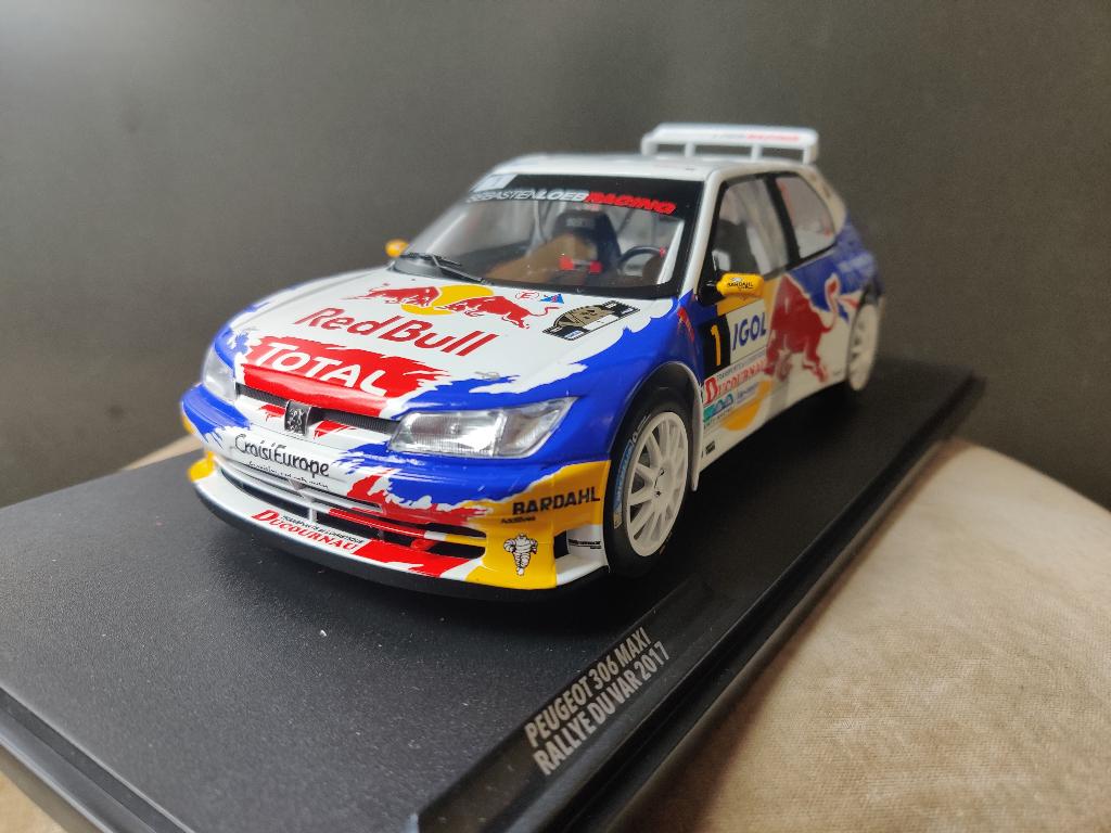 Peugeot 306 Maxi Rallye du Var 2017 Solido 1/18e nieuw., Ophalen of Verzenden, Nieuw, Auto, Solido