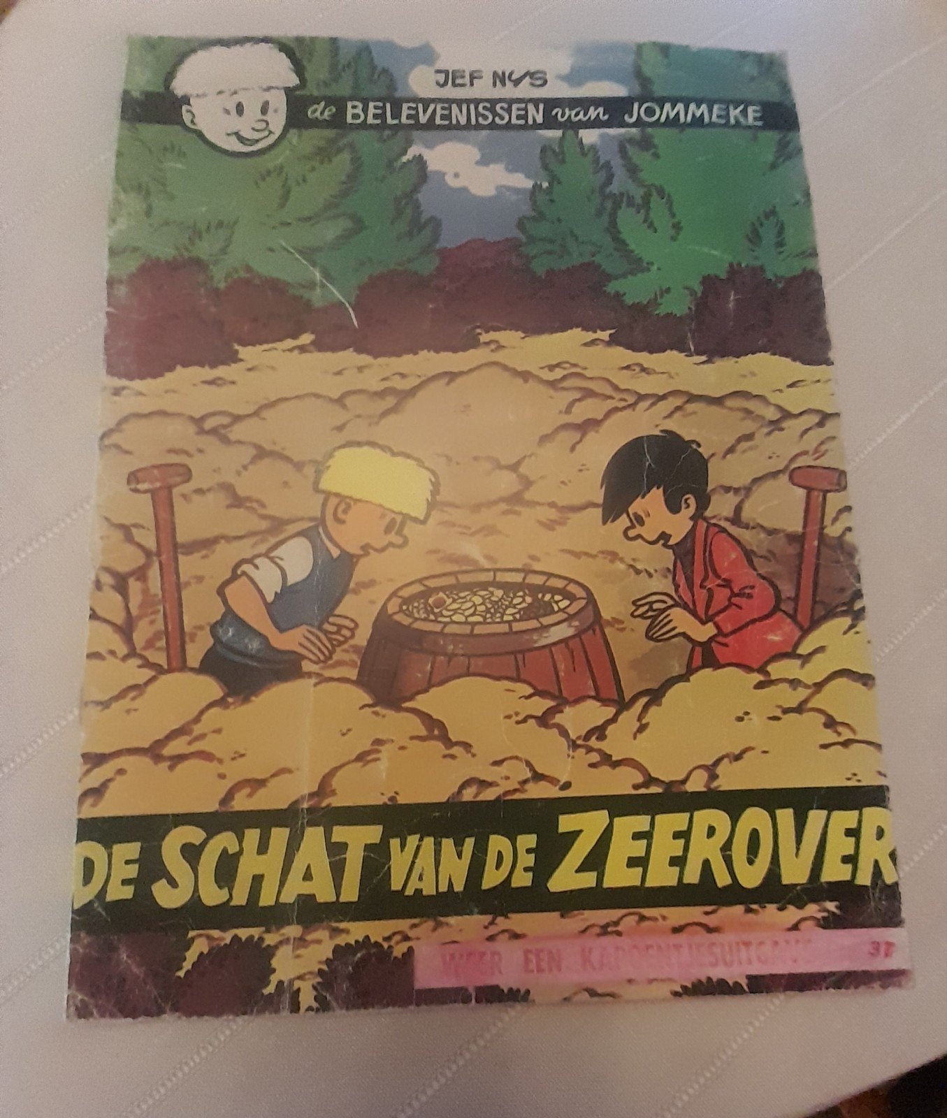 Strip Jommeke, le trésor du pirate, Enlèvement