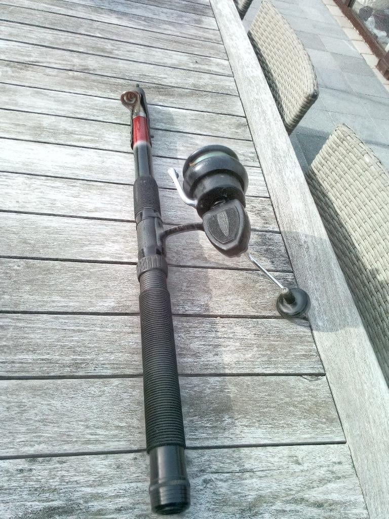 hengel DAIWA 4.5m + molen, Watersport en Boten, Ophalen, Molen