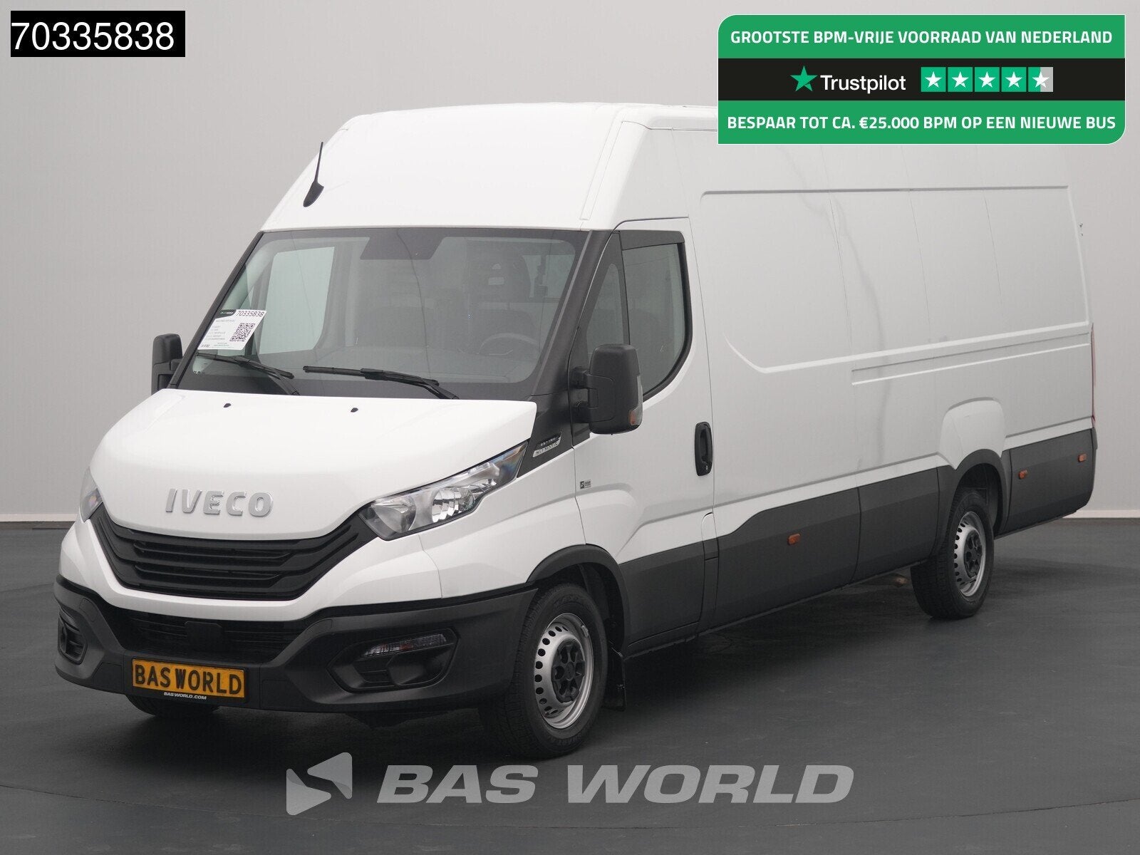 Iveco Daily 35S16 Automaat 160PK L3H2 AC/Climate Camera Park, Auto's, Automaat, Stof, Gebruikt, Euro 6