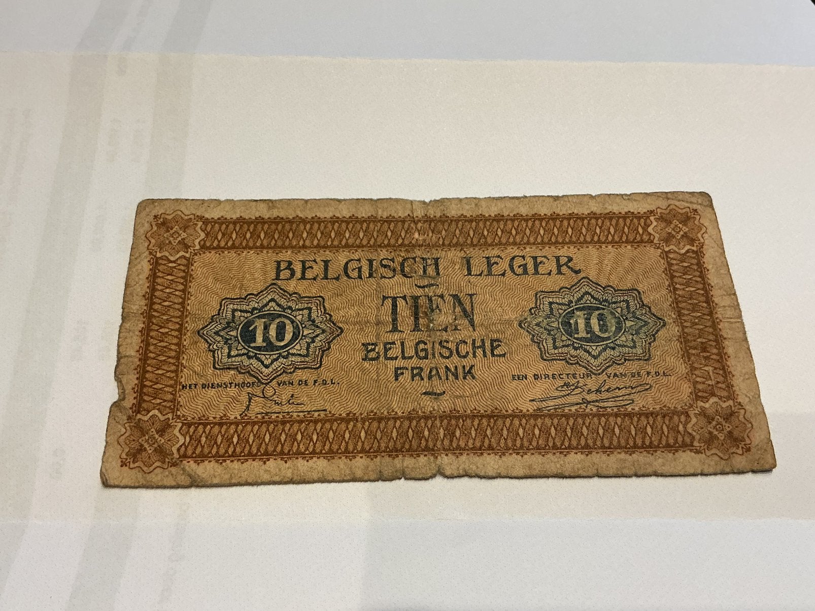 Belgique 10 francs 1946 Armée belge, Enlèvement ou Envoi