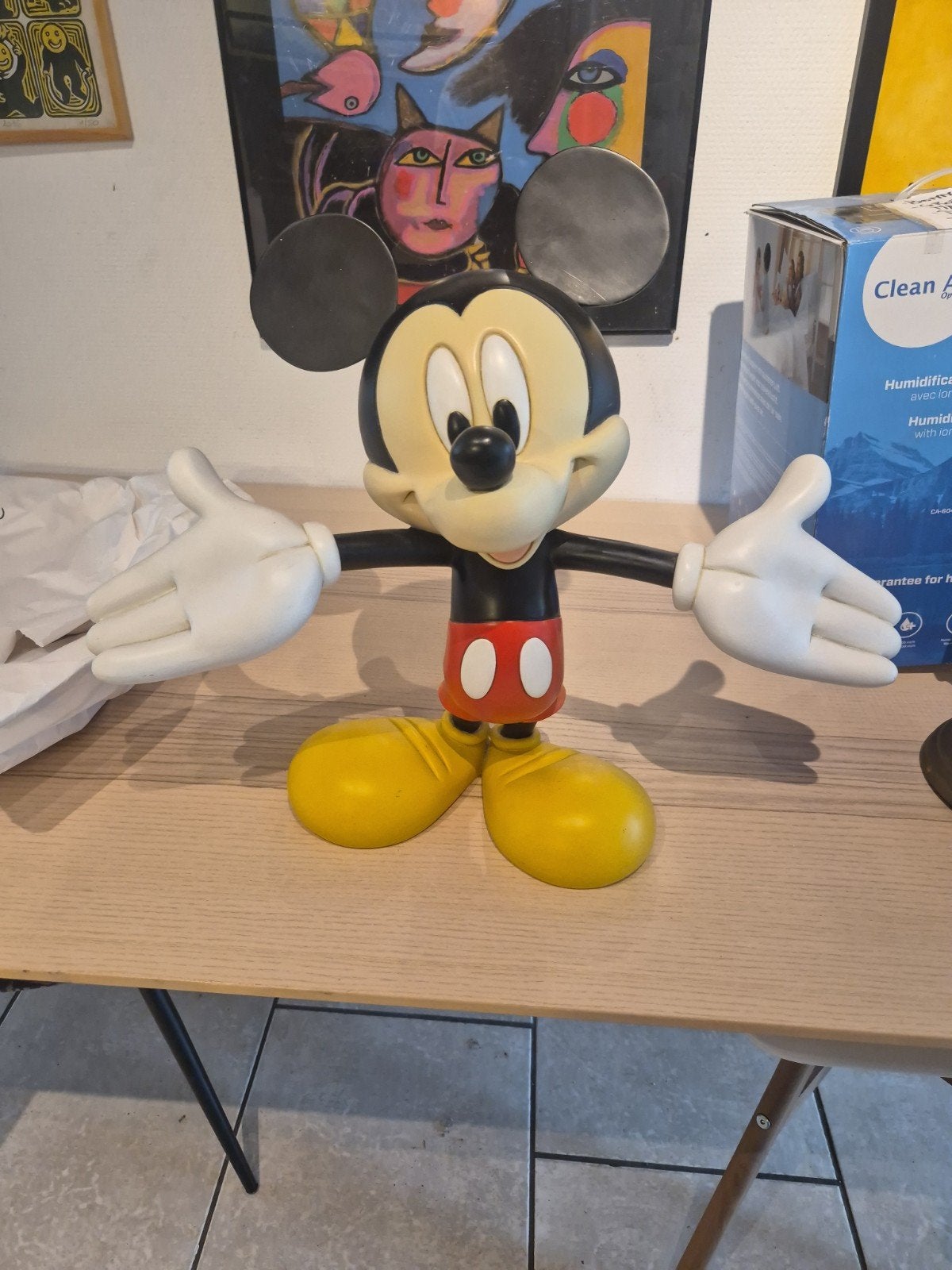 Grote Disney Mickey Mouse – Zwaar decoratief beeld – 6,6 kg, Verzamelen, Ophalen of Verzenden