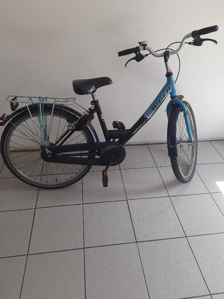 Meisjesfiets Rider 24 inch Framemaat 37 cm., Fietsen en Brommers, Ophalen, Terugtraprem, Handrem, Gebruikt