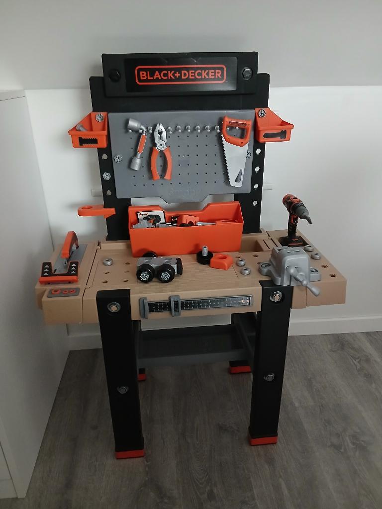 Smoby werkbank Black & Decker, Ophalen, Zo goed als nieuw