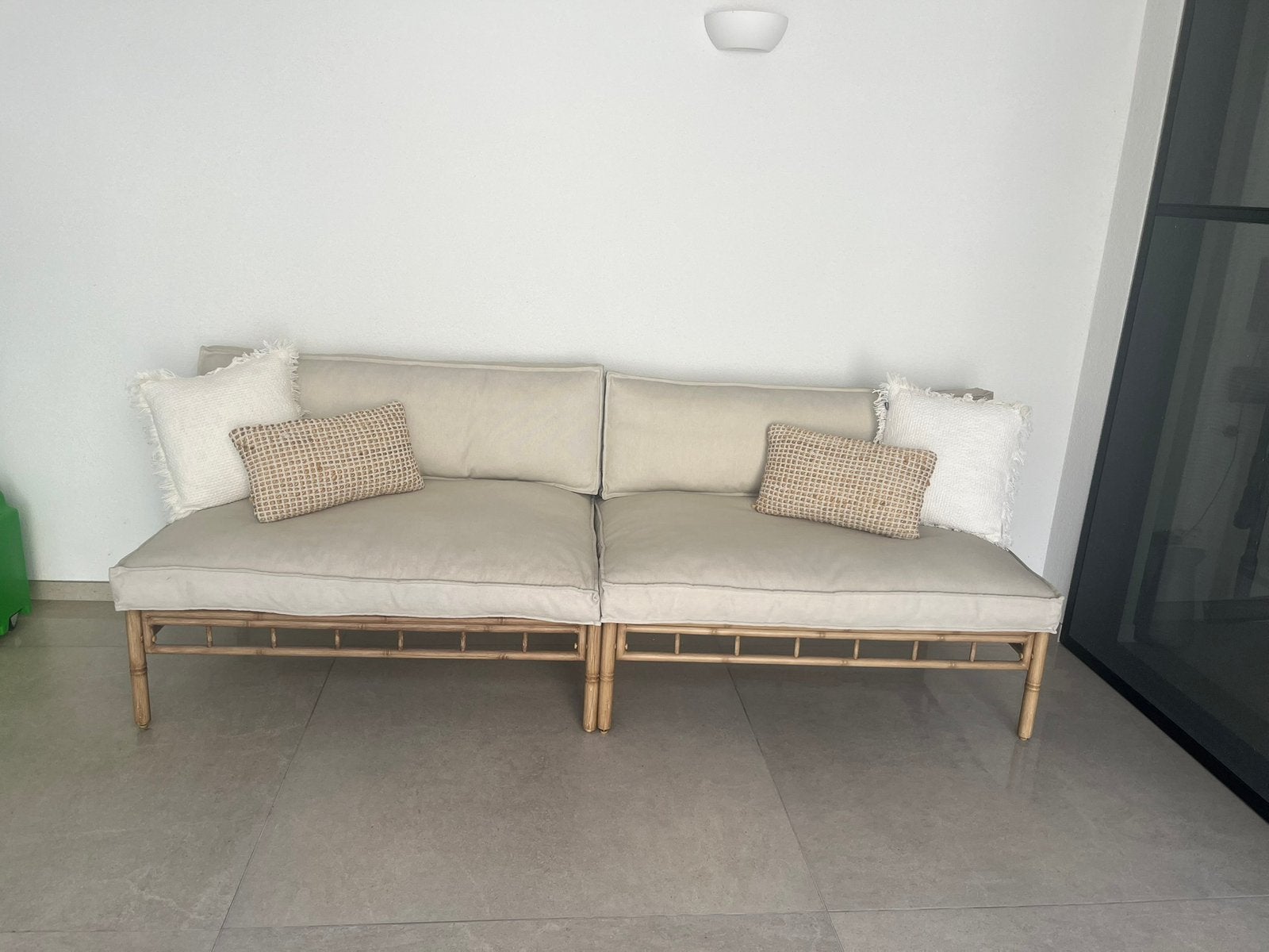 Tuin loungebank 1 stuk van 1m20, Tuin en Terras, Ophalen, Gebruikt, Aluminium