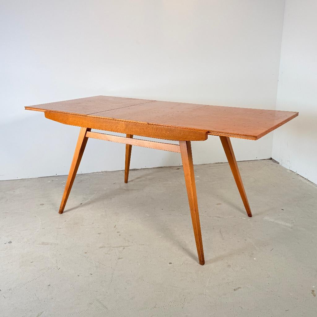 Table extensible vintage en chêne, František Jirák, Enlèvement ou Envoi