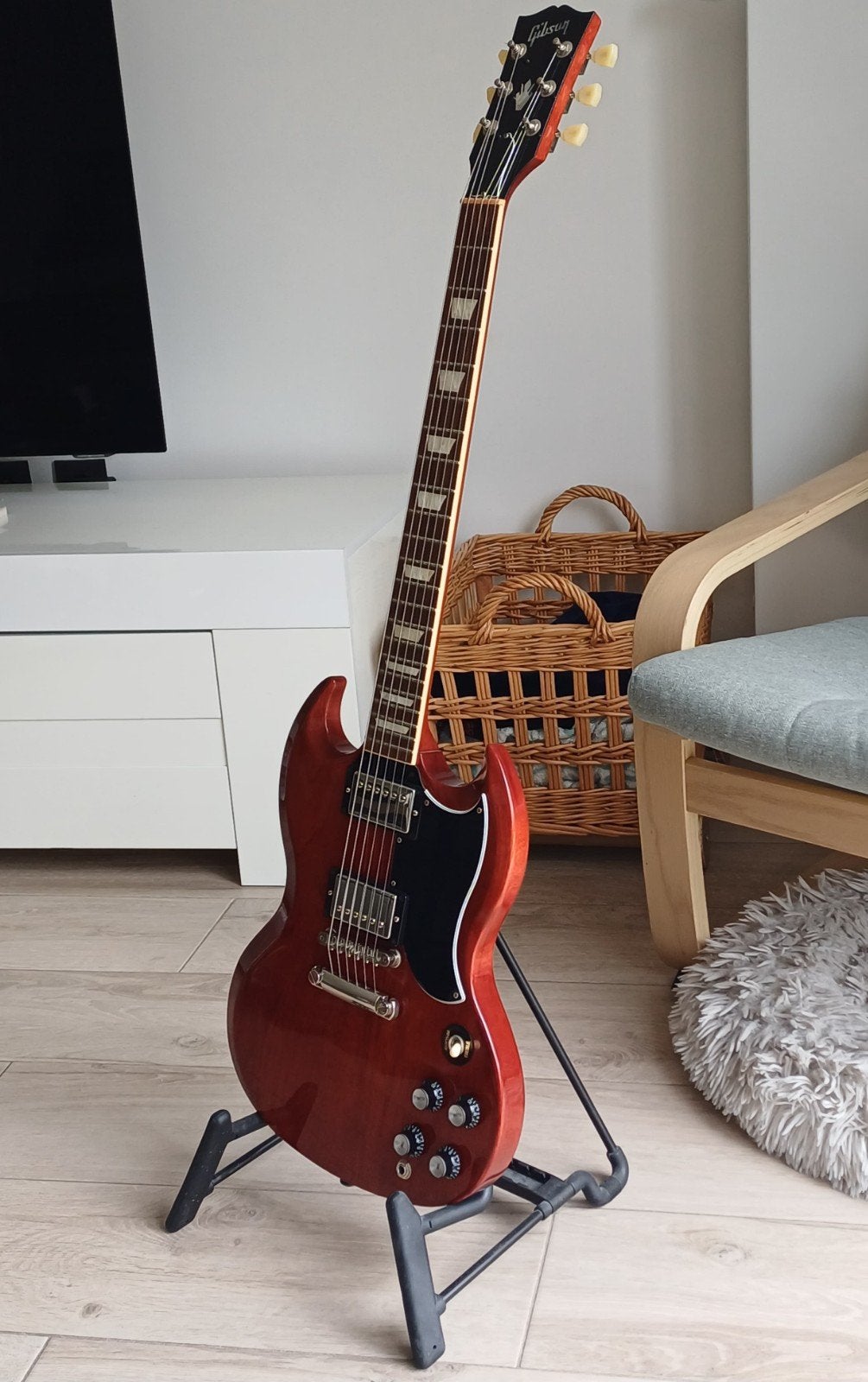 Gibson SG '61 Standard Cherry Red, Muziek en Instrumenten, Snaarinstrumenten | Gitaren | Elektrisch, Ophalen, Zo goed als nieuw