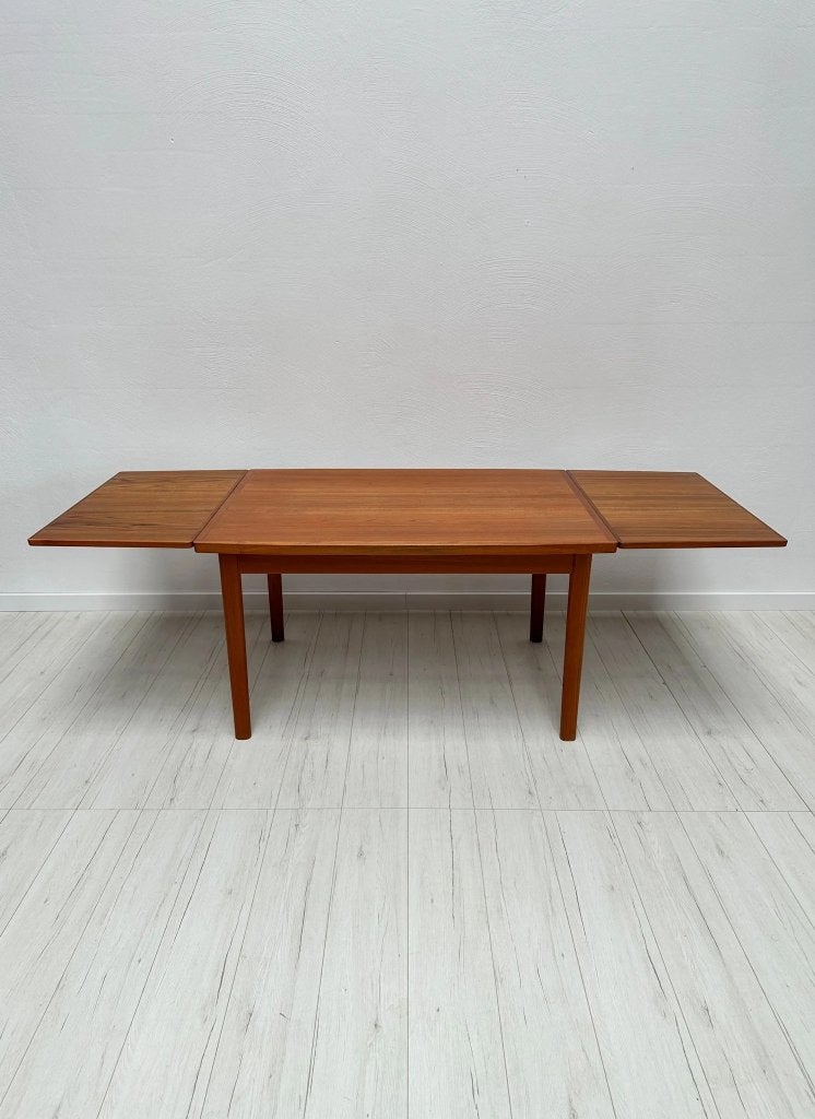 Grande table extensible danoise en teck Vamo Sønderborg, Antiquités & Art, Enlèvement