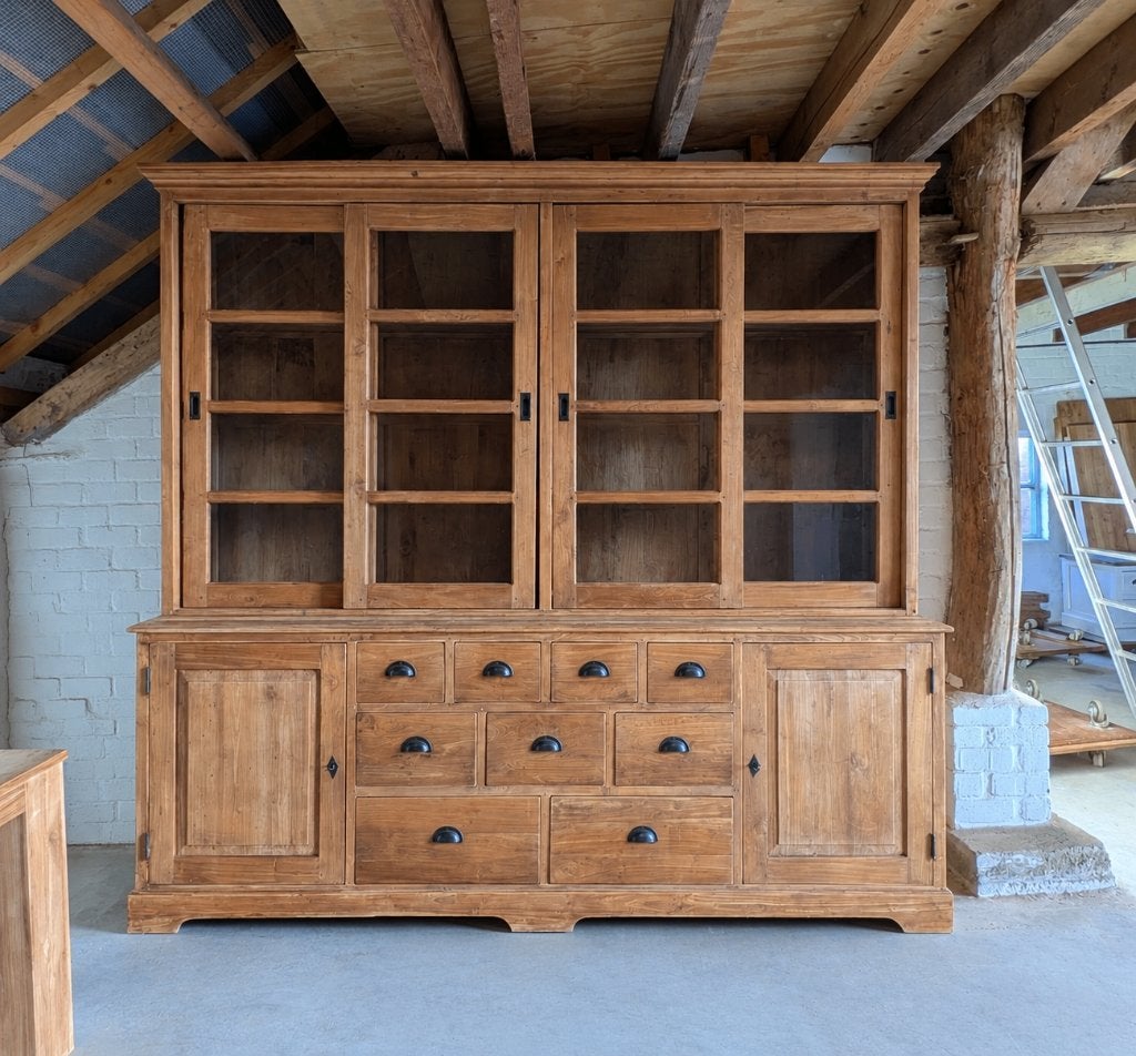Showroommodel Teak Buffetkast 260 cm, Huis en Inrichting, Ophalen, 200 cm of meer, Met lade(s), Zo goed als nieuw
