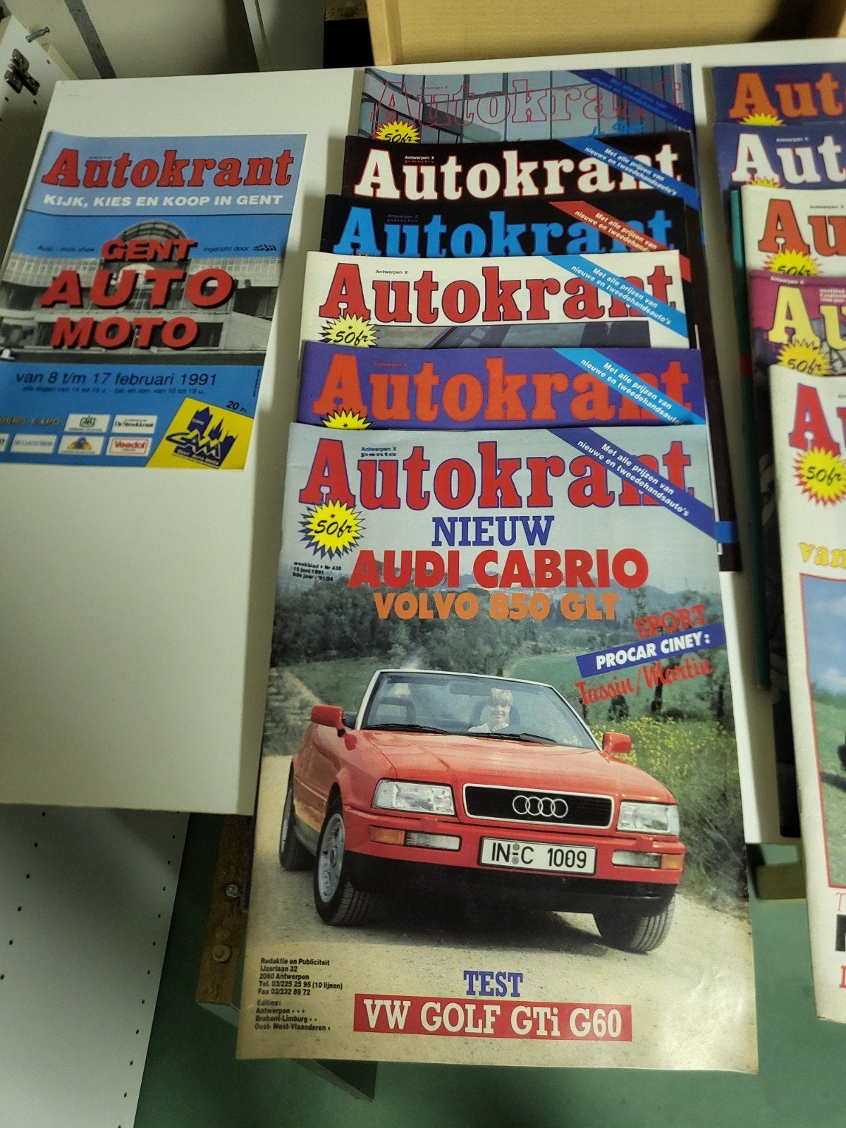 Autokrant tijdschrift van 1990 tot 1998, Boeken, Ophalen