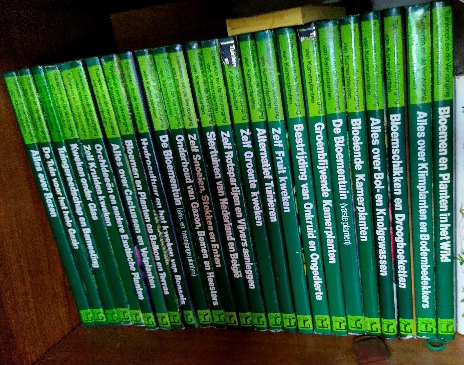 prachtige vintage groene tuinencyclopedie, Ophalen