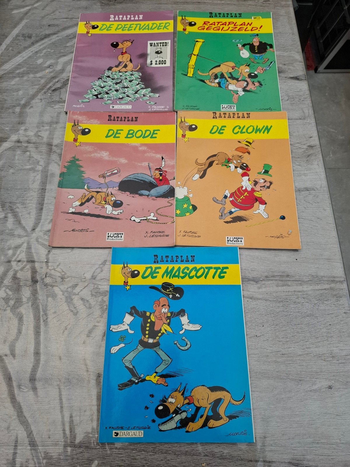 5x rataplan!, Ophalen of Verzenden