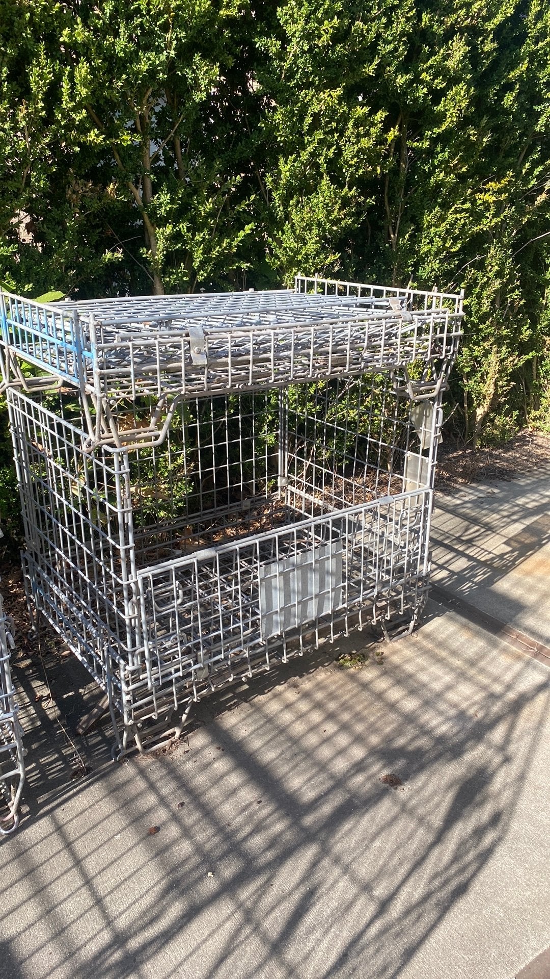 Inklapbare gitterboxen/draadcontainers, Tuin en Terras, Ophalen, Gebruikt