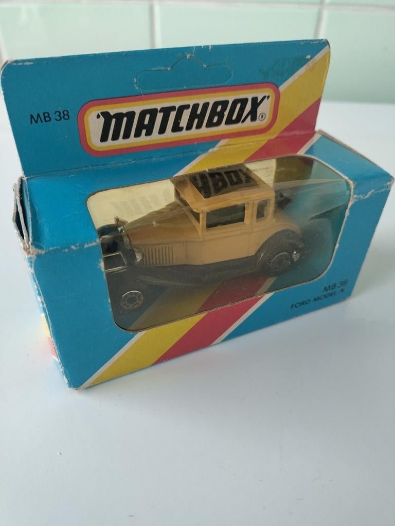 Vintage Matchbox Model A Ford AFHALING LEES BESCHRIJVING, Hobby en Vrije tijd, Modelauto's | 1:50, Ophalen, Nieuw, Auto, Matchbox