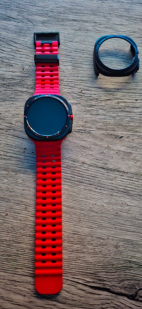 Watch Ultra 47mm 2025, Ophalen, Zwart, Zo goed als nieuw, Waterdicht