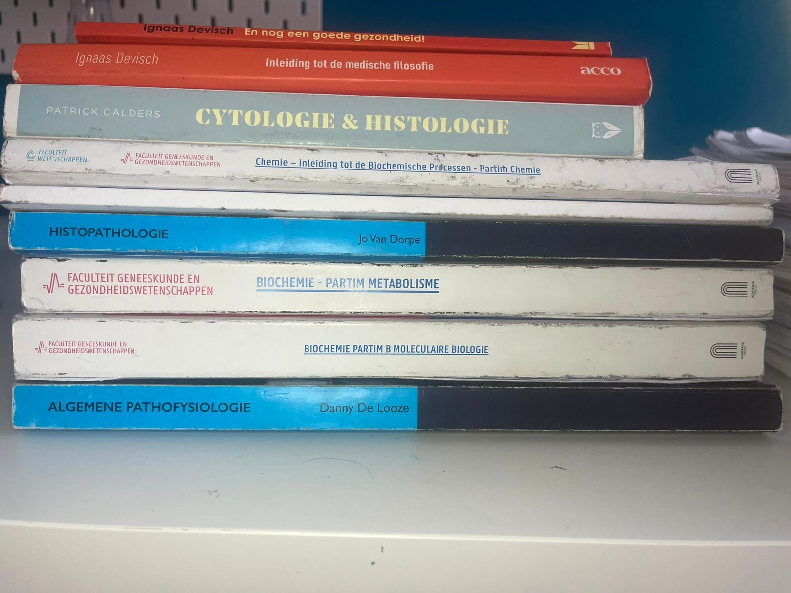 Boekenpakket 1ste bach kiné & revalidatiewetenschappen UGent, Boeken, Ophalen of Verzenden, Gelezen