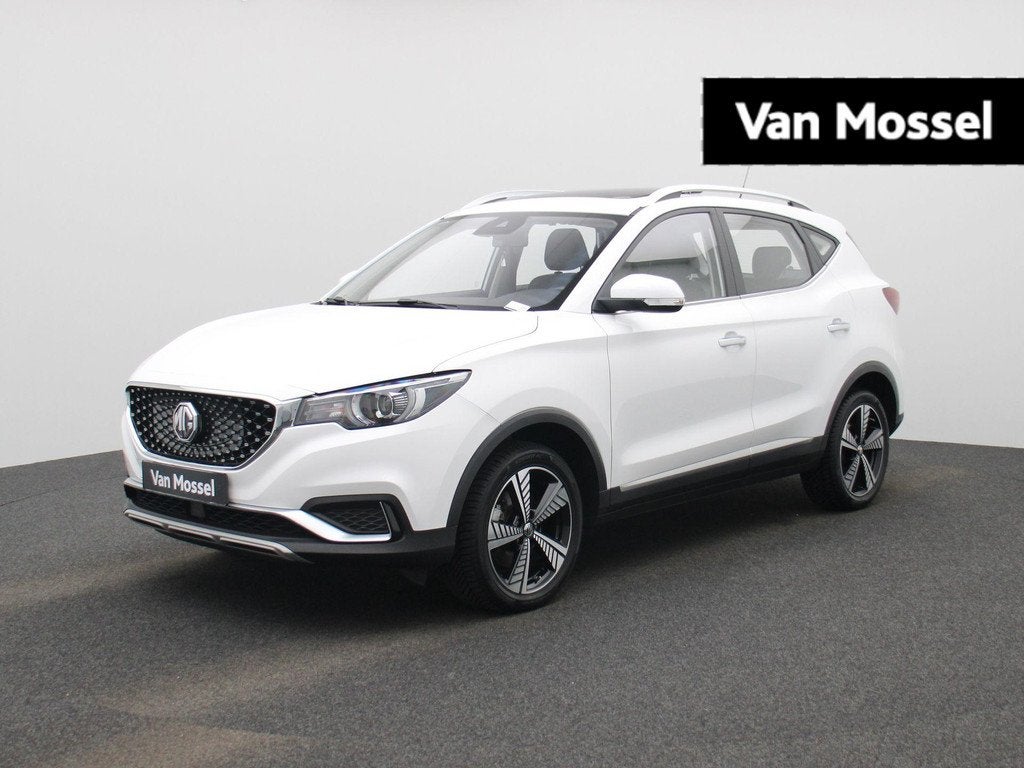MG MG ZS EV Luxury 45 kWh SOH 91% | LEDER | CAMERA | PANO DA, Auto's, 45 kWh, Gebruikt, Parkeersensor, ZS