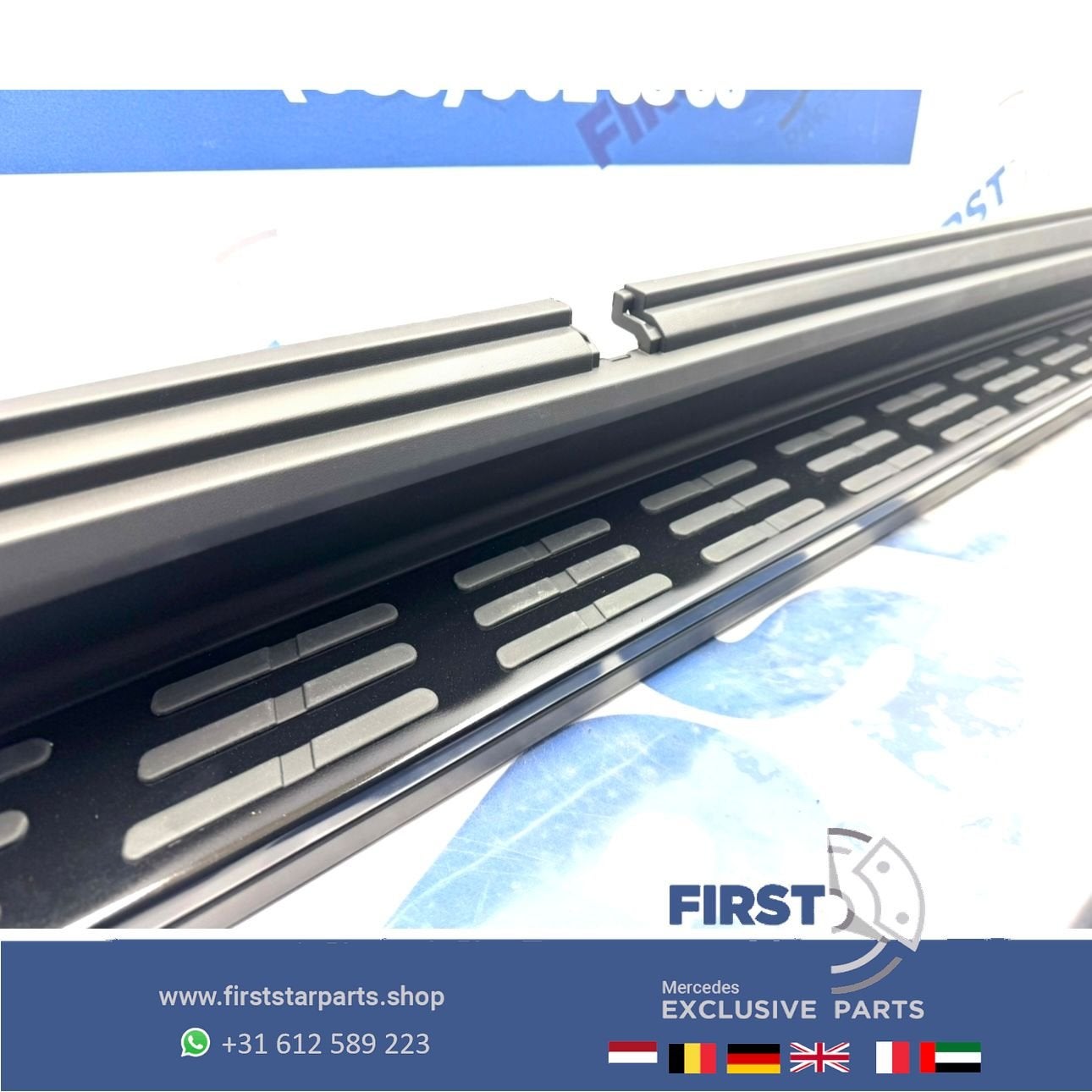 W253 C253 AMG ZIJSKIRT TREEPLANKEN ZWART LINKS RECHTS DORPEL, Gebruikt, -, Ophalen of Verzenden, Bumper
