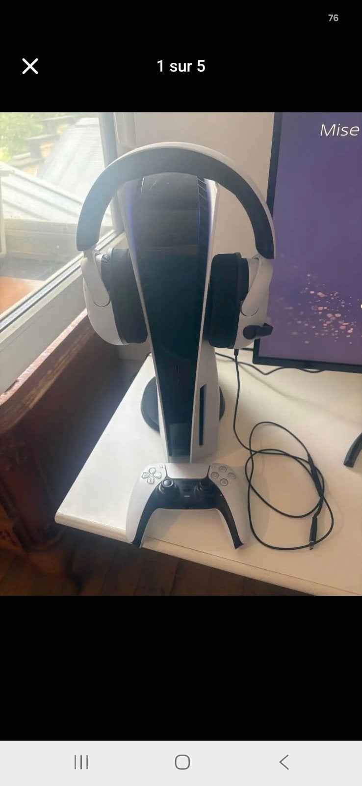 Ps5 complète, Enlèvement
