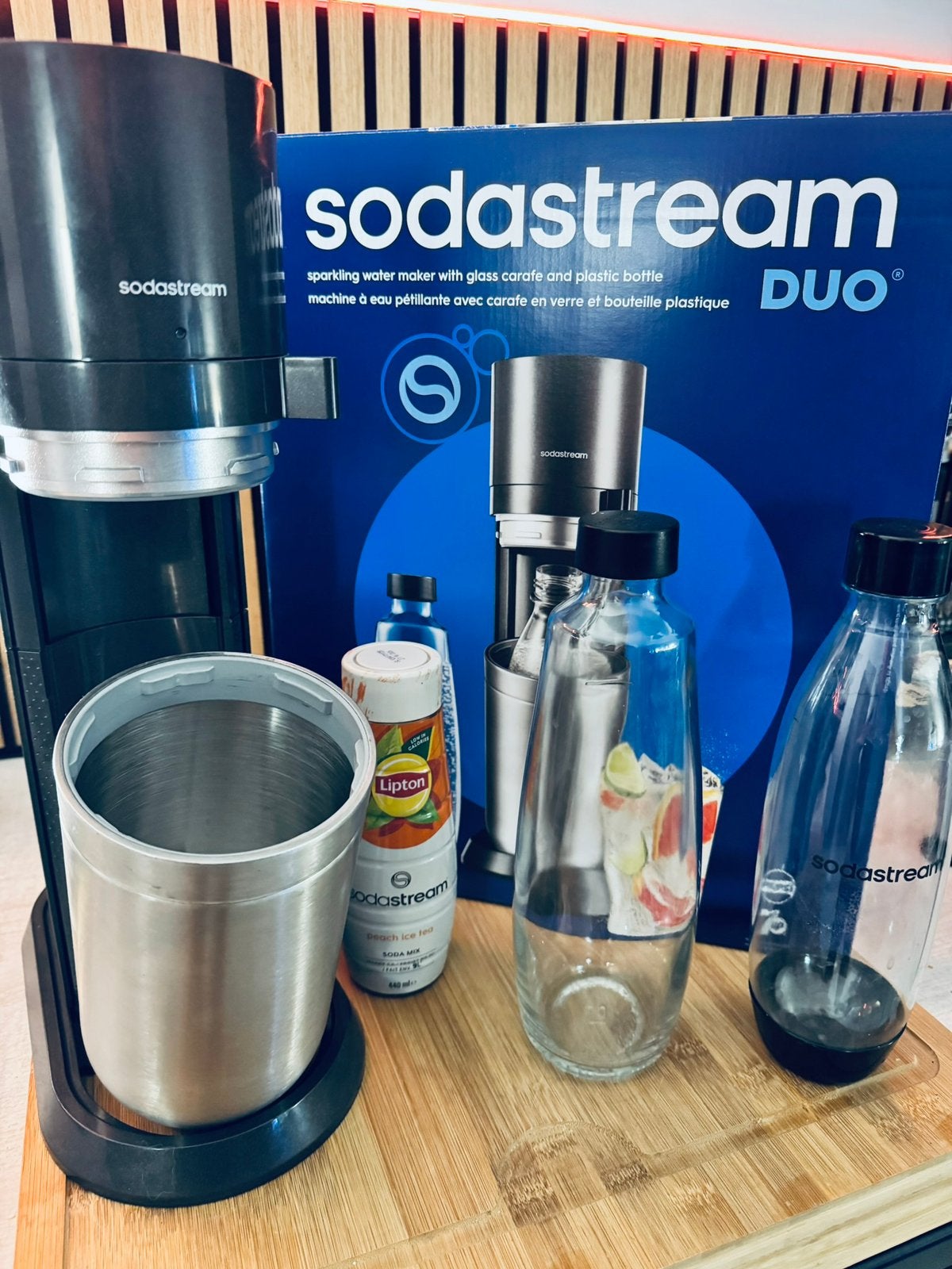 Sodastream Duo Black -Neuve !Garantie +extension de garantie, Enlèvement, Comme neuf