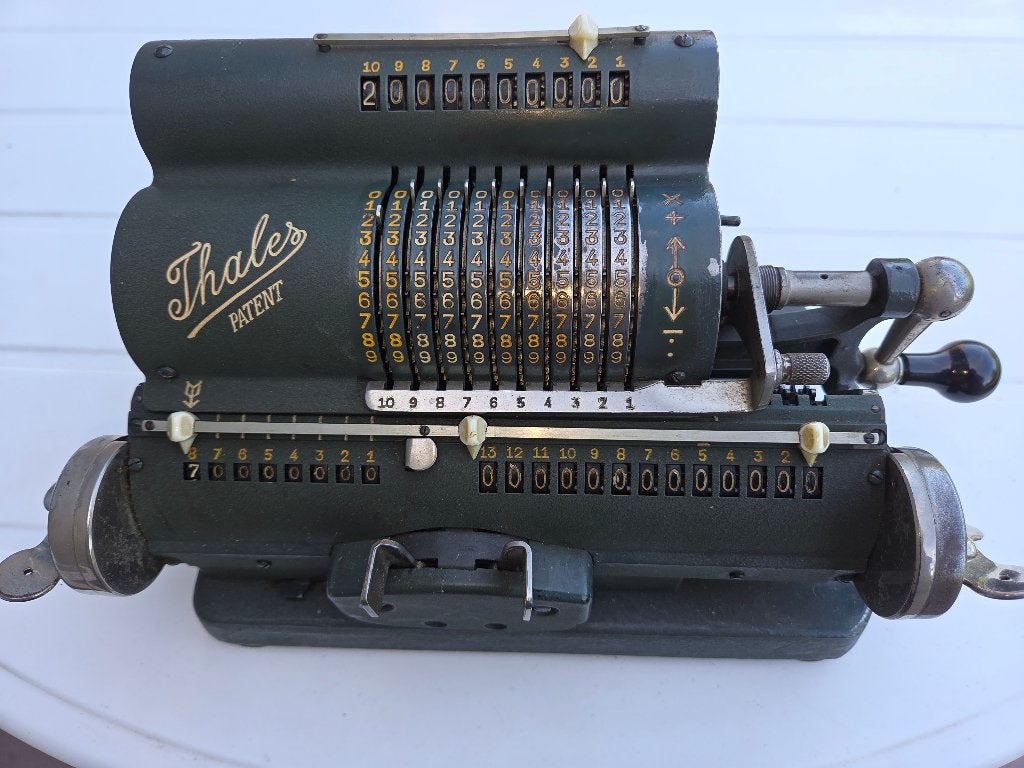 oud mechanisch rekenmachine Walther, Antiek en Kunst, Ophalen