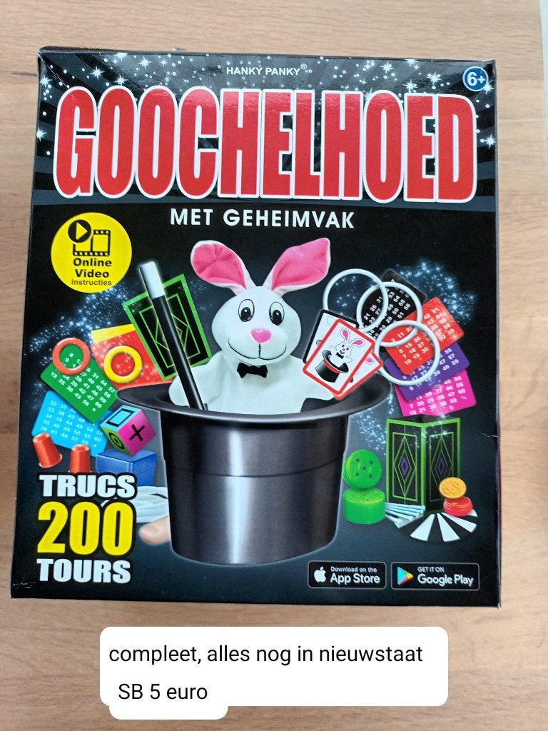 Goochelhoed, Ophalen, Zo goed als nieuw