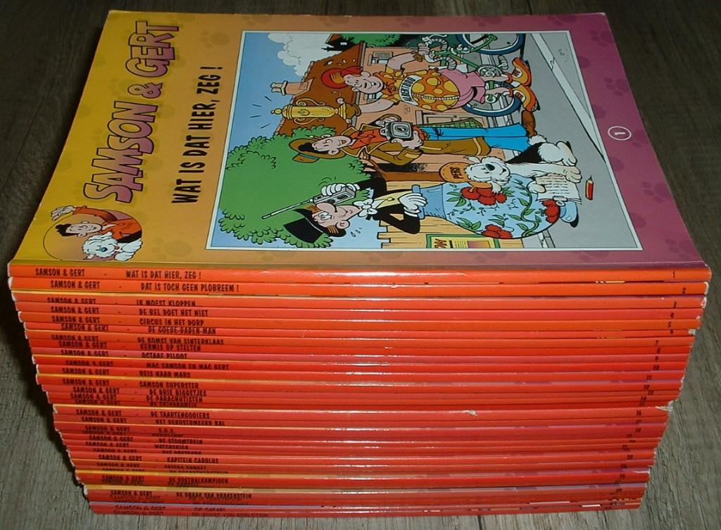 samson en gert complete strip reeks 1-33 + extra's, Complete serie of reeks, Ophalen of Verzenden, Zo goed als nieuw