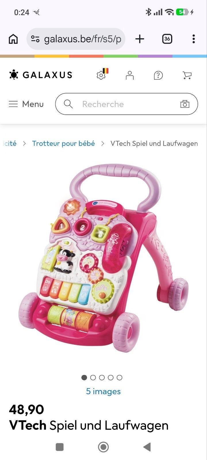 Chariots de marche VTech, Enfants & Bébés