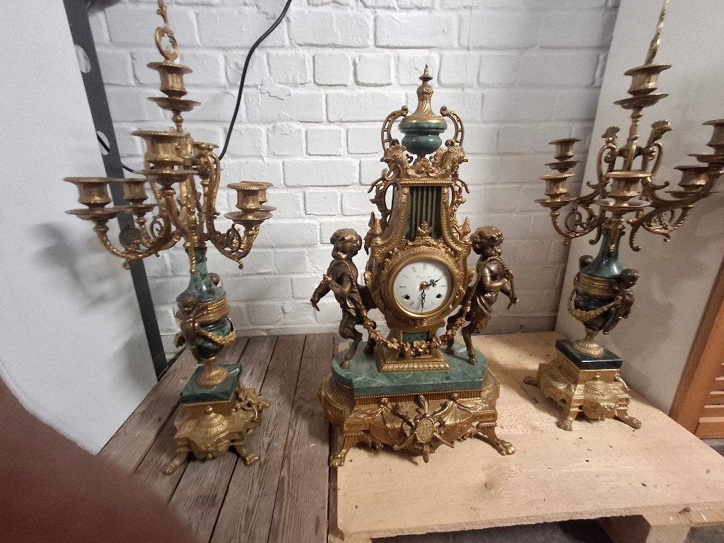 Imperial Brevettato schouwgarnituur, Antiek en Kunst, Ophalen