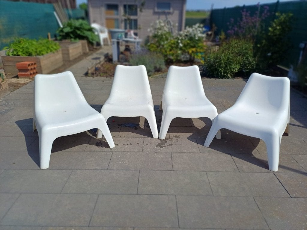 lounge stoelen, Jardin & Terrasse, Ensembles de jardin, Chaise, Synthétique, Utilisé, Sets de jardin