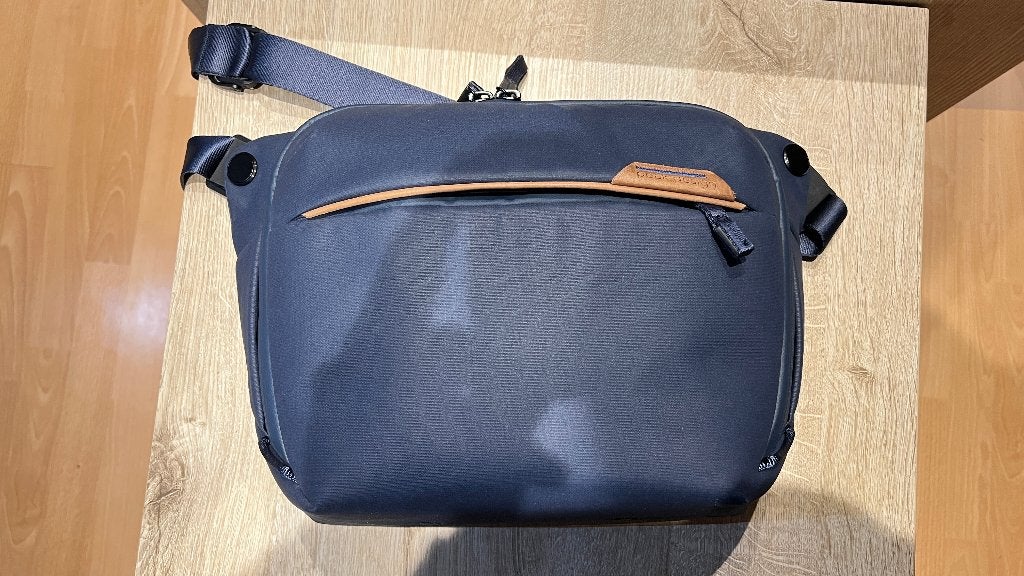 Peak Design Camera Tas 6L – Donkerblauw, Blauw, Ophalen of Verzenden, Zo goed als nieuw, Heuptas