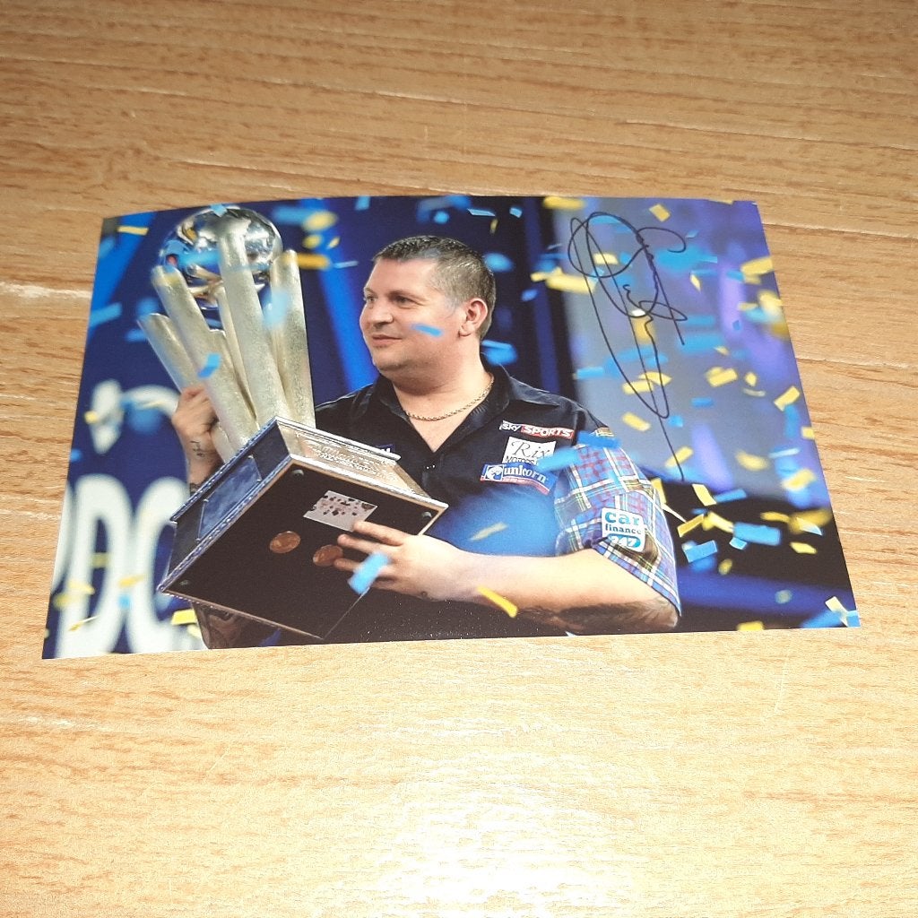 Photo dédicacée (impression) ; Gary Anderson # Darts, Enlèvement ou Envoi, Neuf, Autres types
