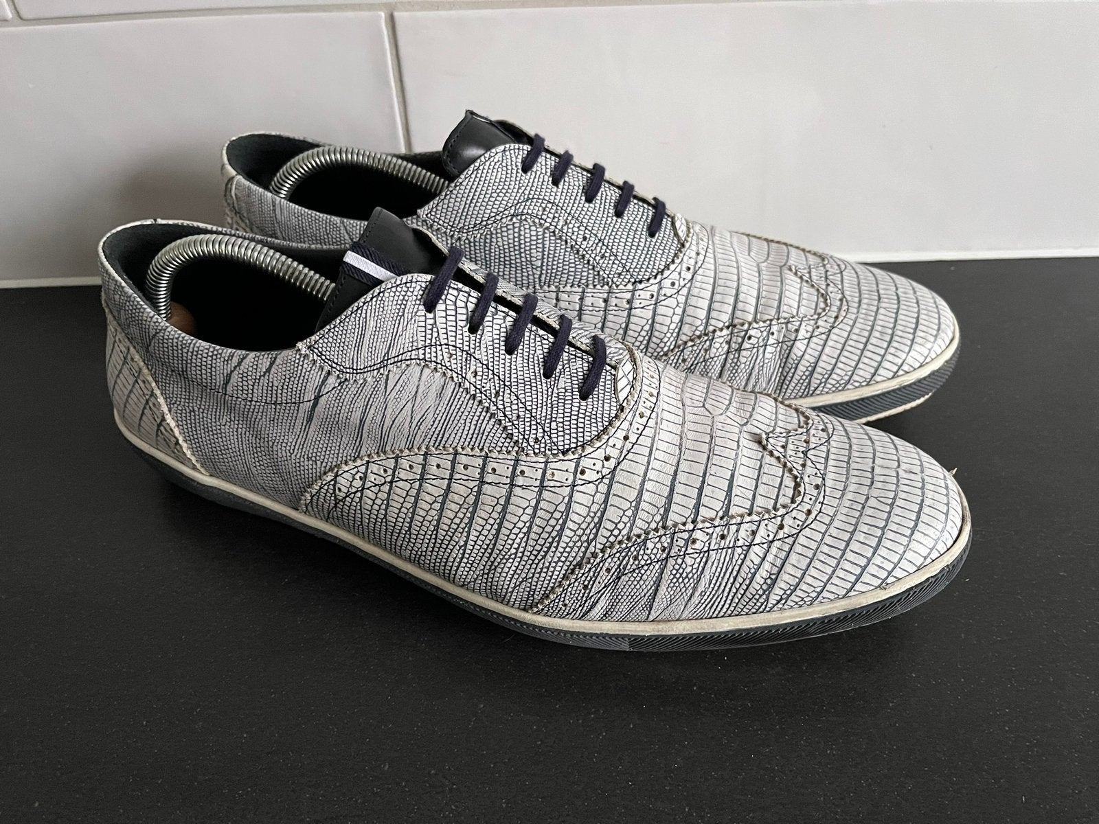 Floris van Bommel sneakers maat 11 / 46, Kleding | Heren, Wit, Ophalen of Verzenden, Zo goed als nieuw, Sneakers