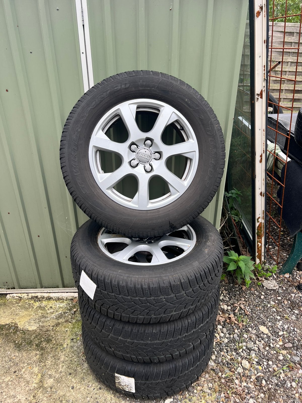 Audi velgen met band !!!, Gebruikt, Banden en Velgen, 17 inch, Winterbanden