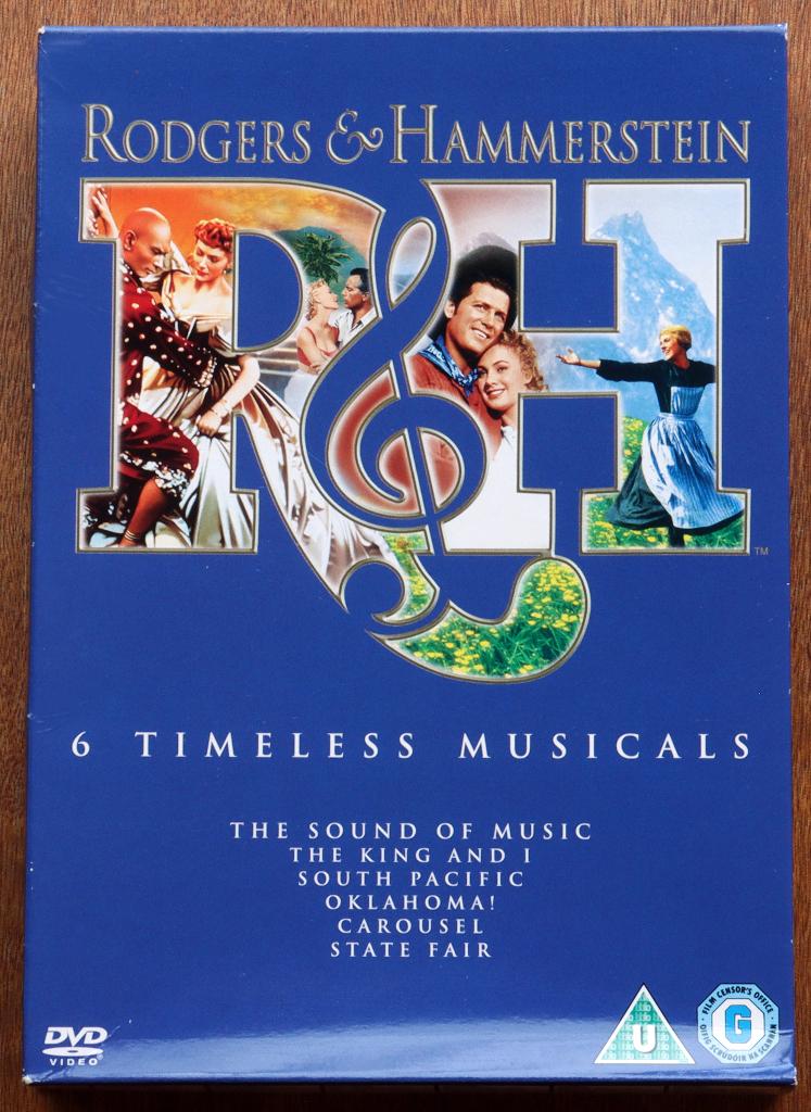 DVD - Rodgers Hammerstein - Timeless Musicals, Cd's en Dvd's, Alle leeftijden, Ophalen of Verzenden, 1980 tot heden, Zo goed als nieuw