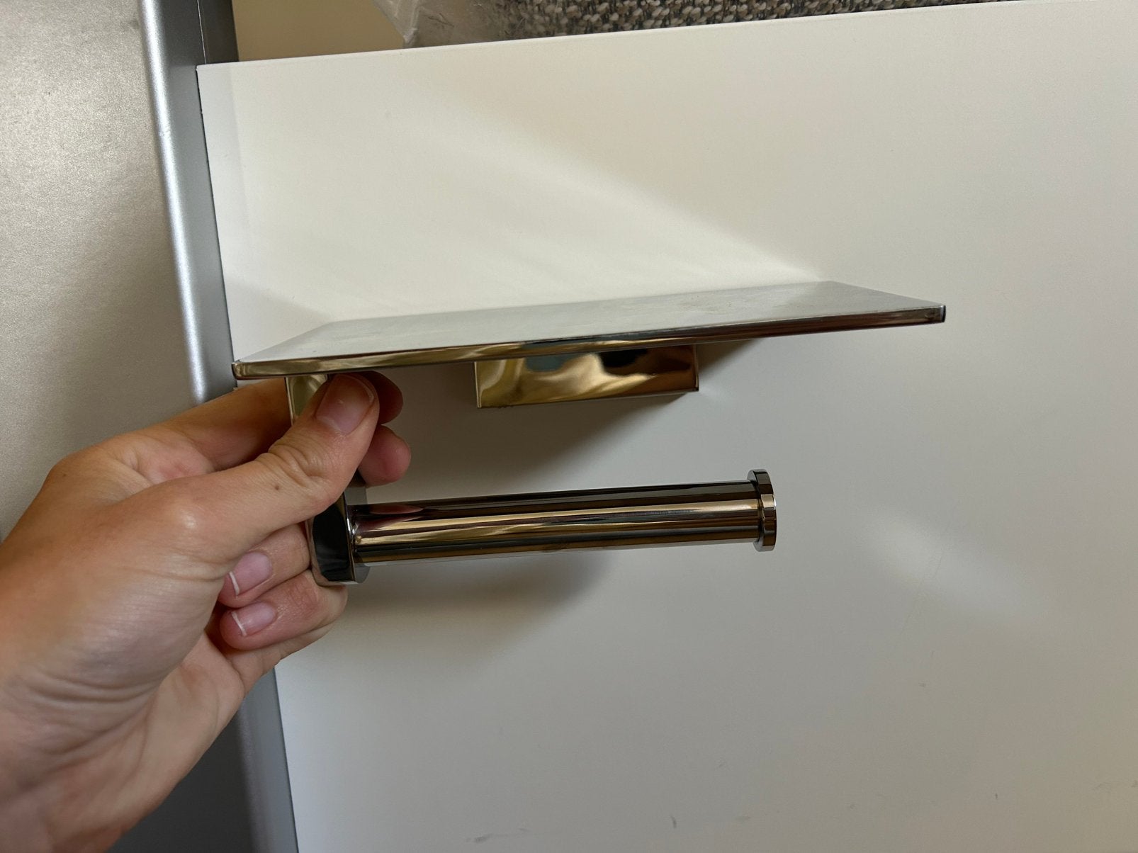 2 Toiletrolhouders chroom - Nieuw, Enlèvement ou Envoi, Neuf, Chrome