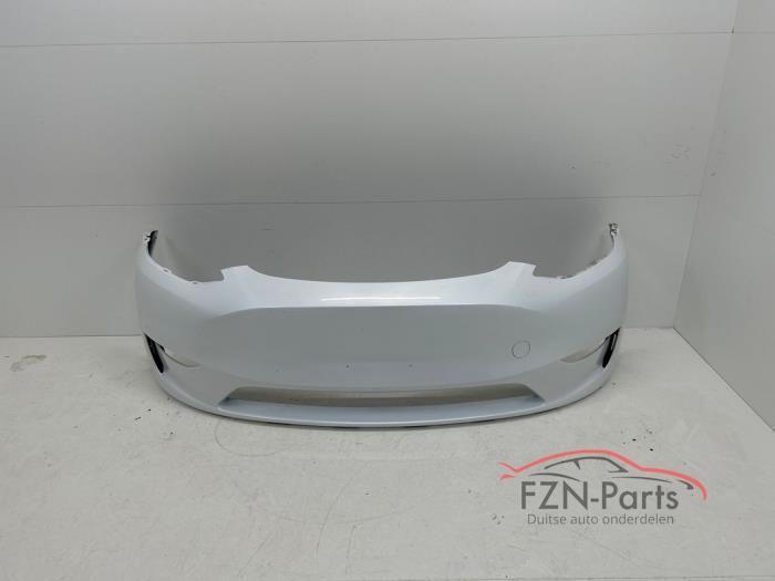 Tesla Model Y Voorbumper Parelmoer Wit, Auto-onderdelen, Ophalen of Verzenden, Gebruikt, Voor, Bumper