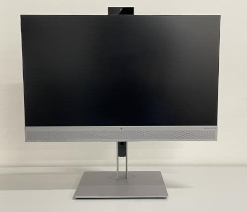 HP EliteDisplay E243m – 23,8" Full HD monitor met webcam, Computers en Software, Ophalen, HD, IPS, In hoogte verstelbaar