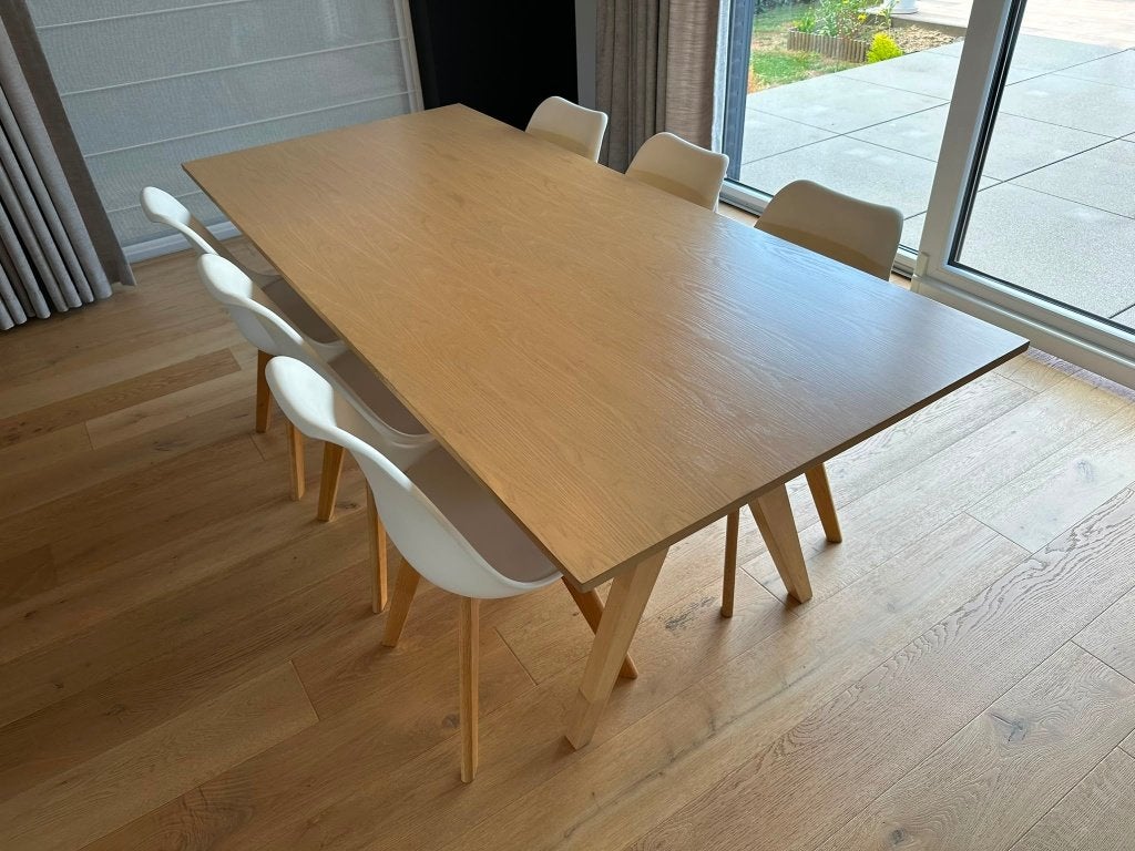 Table salle à manger et chaises, Maison & Meubles, Tables | Tables à manger, 150 à 200 cm, Cinq personnes ou plus, Enlèvement