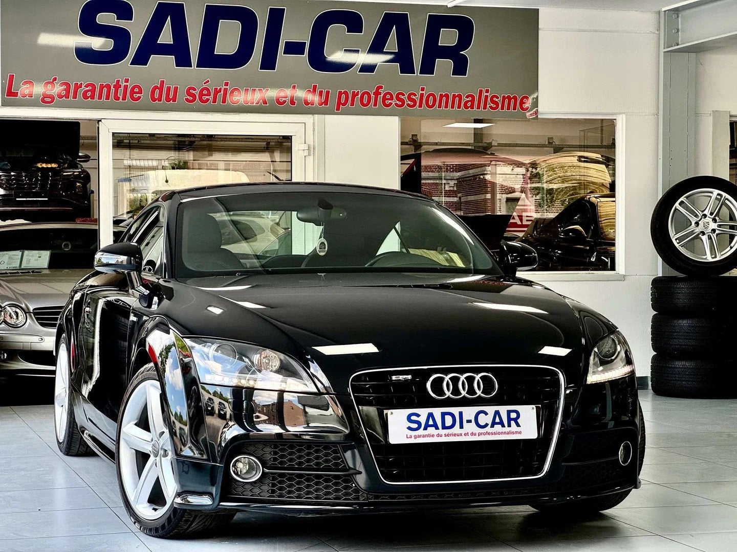 Audi TT Coupé 1.8 TFSI 160cv S LINE - S Tronic, Autos, Euro 5, Entreprise, Noir, 2 portes