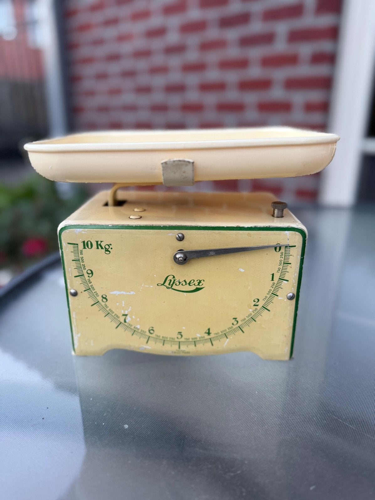 Weegschaal Lyssex, Ophalen, Keukenweegschaal, Analoog, Gebruikt