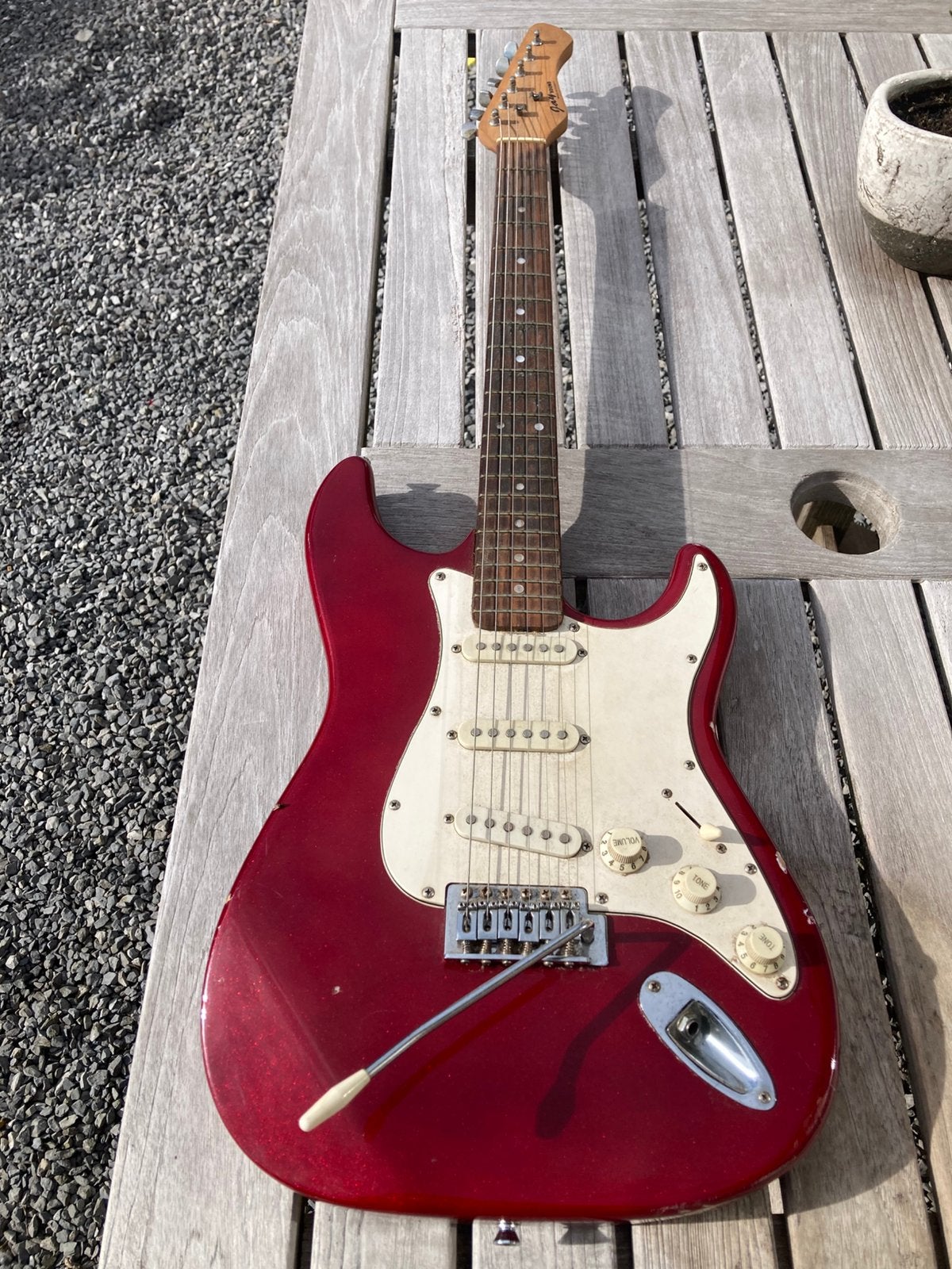 Electrische gitaar jay sound., Musique & Instruments, Instruments à corde | Guitares | Électriques, Enlèvement, Utilisé