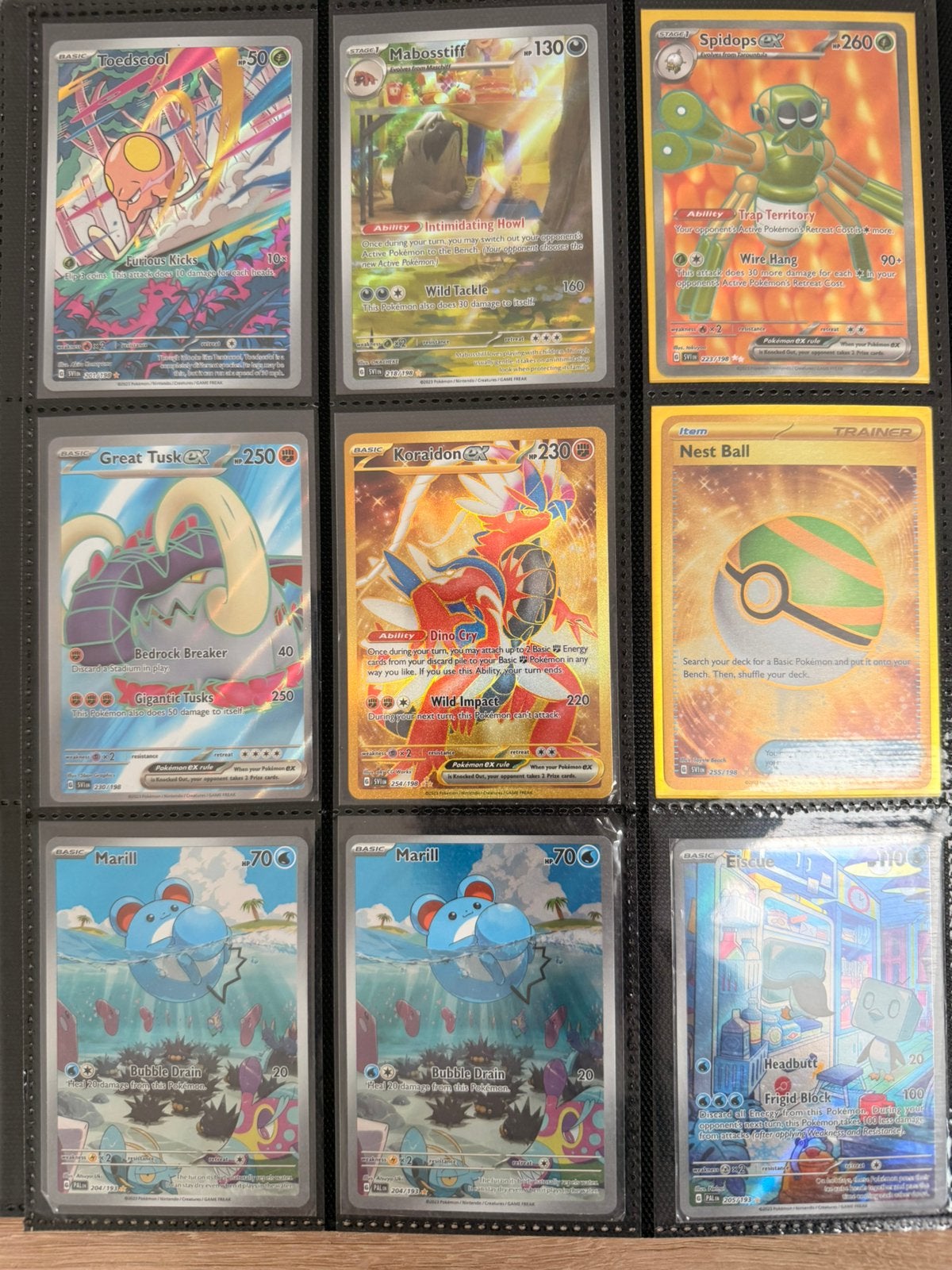 Vente de cartables Pokemon Scarlet & Violet (juin), Enlèvement ou Envoi, Comme neuf, Plusieurs cartes