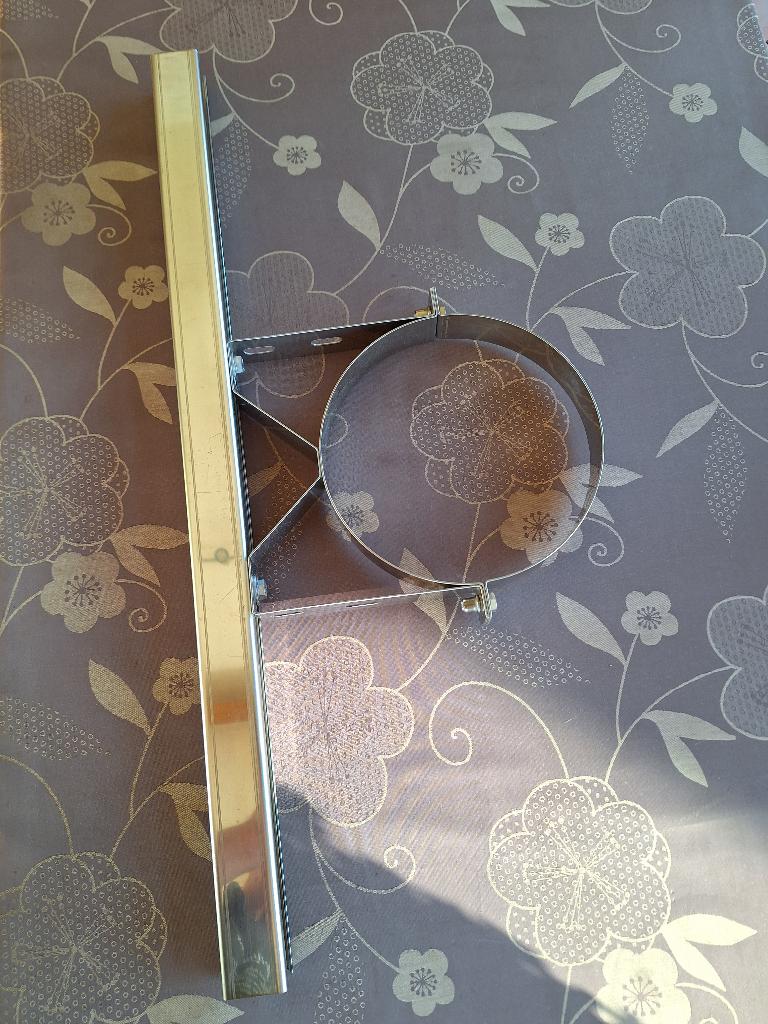bride buse inox double paroi, Bricolage & Construction, Tuyaux & Évacuations, Comme neuf, Autres types, Inox, Enlèvement