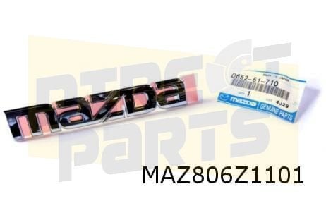 Mazda 2 embleem tekst ''Mazda'' achter Origineel! D65251710, Auto-onderdelen, -, Verzenden, -, Nieuw