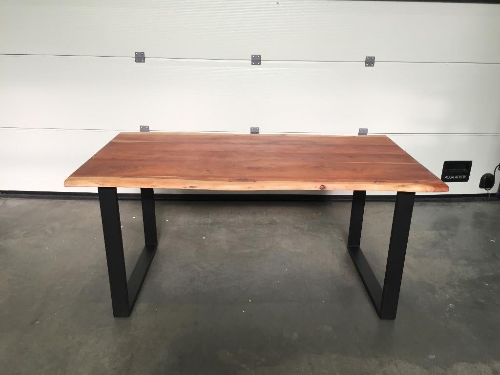 (123) Boomstam massieve tafel ( nieuw ), Antiek en Kunst, Antiek | Meubels | Tafels, Ophalen