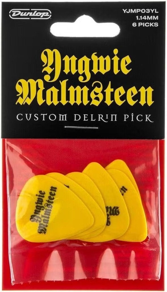 Jim Dunlop Yngwie Malmsteen Delrin 500 plectrum 1.14 mm, Ophalen of Verzenden, Nieuw, Banjo