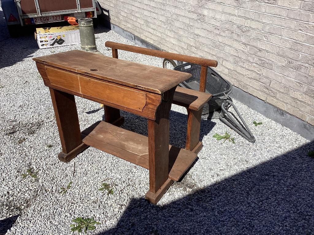 Kinder schoolbank, Antiek en Kunst, Ophalen