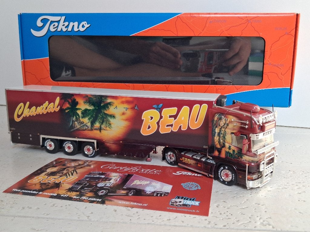 Tekno Beau Scania 4serie, Hobby en Vrije tijd, Modelauto's | 1:50, Ophalen of Verzenden, Nieuw, Bus of Vrachtwagen, Tekno